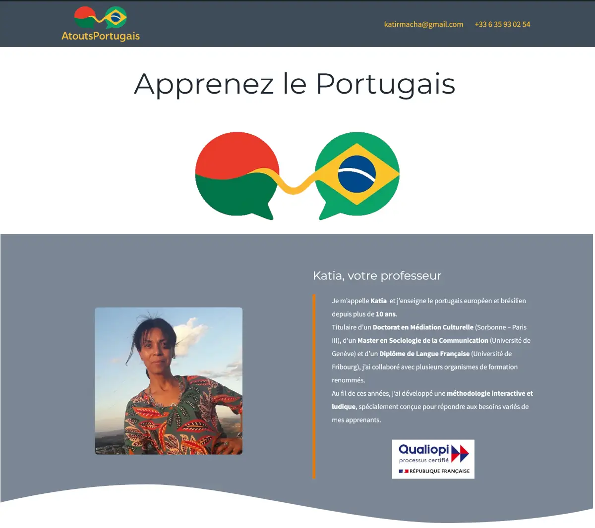 Site Internet de Atouts Portugais