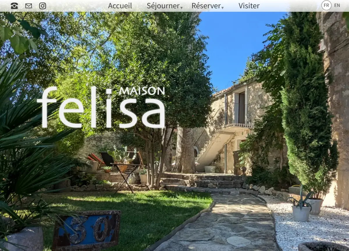 Site Internet de la Maison Felisa