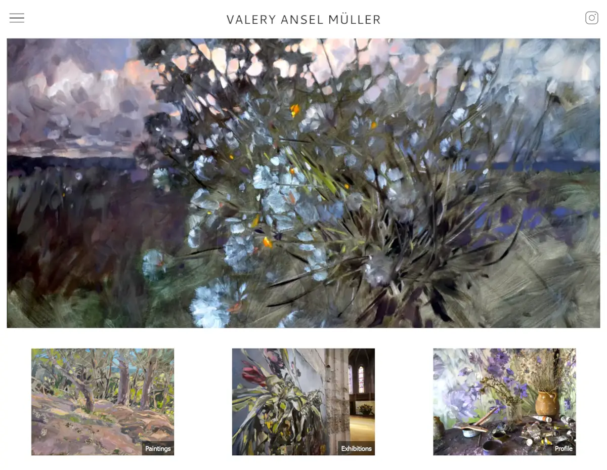 Site Internet de Valery Ansel Müller